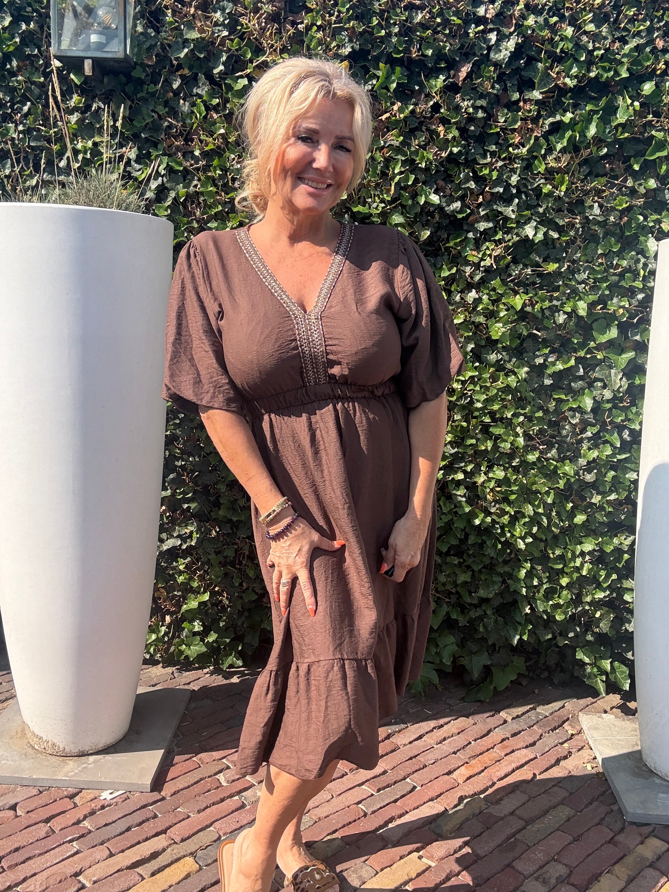 Dress soleil Midi Choco